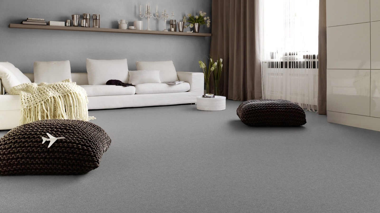 Vorwerk Teppichboden Bingo 5Y90 grau m²/23,99€