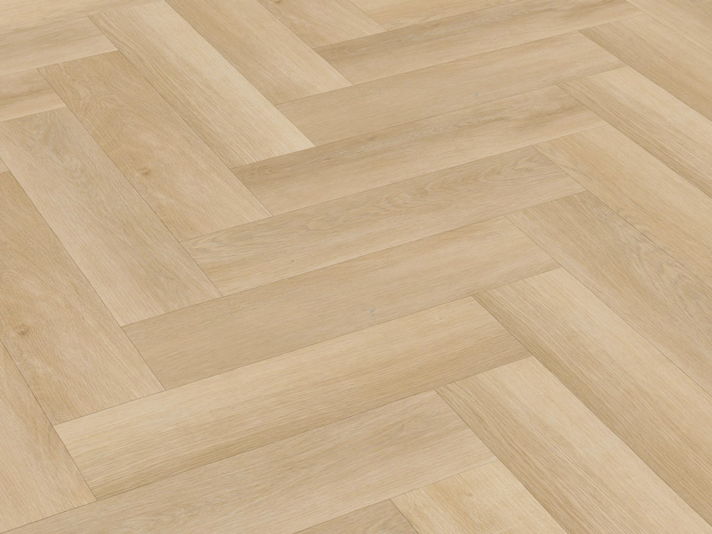 Klick Vinyl Fischgräte Eiche beige