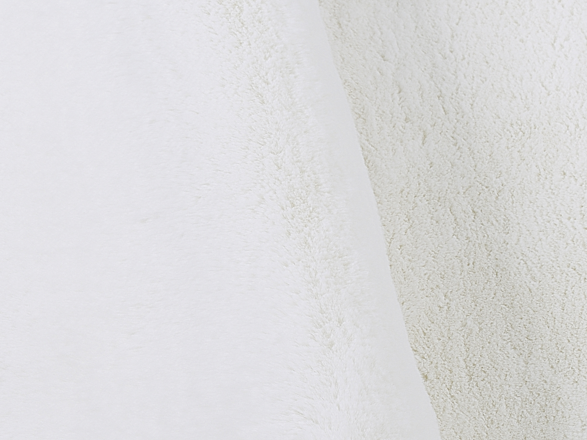 Rocky Soft Fellteppich creme-weiß