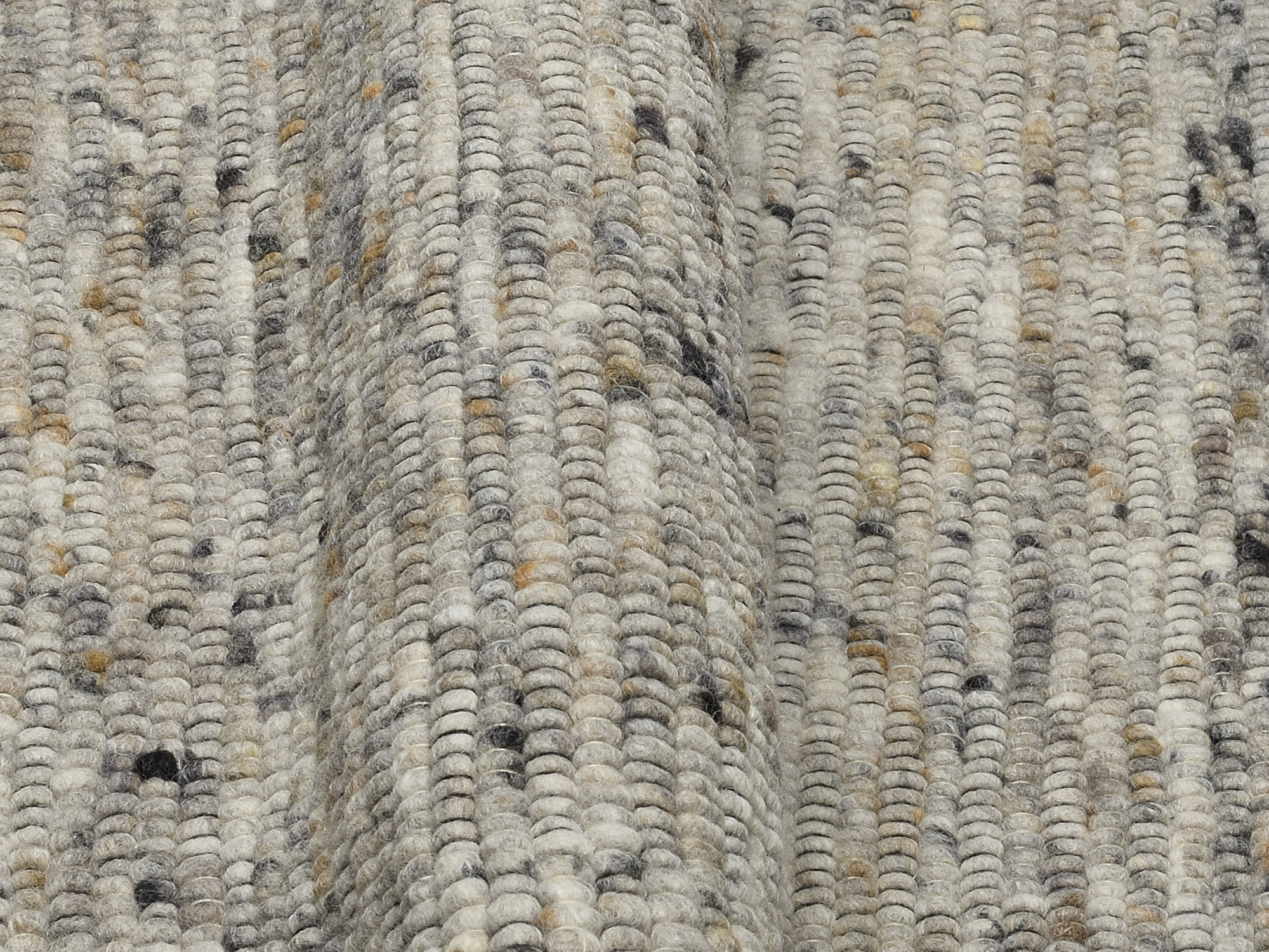 Atrium Handweb Wollteppich beige-mix