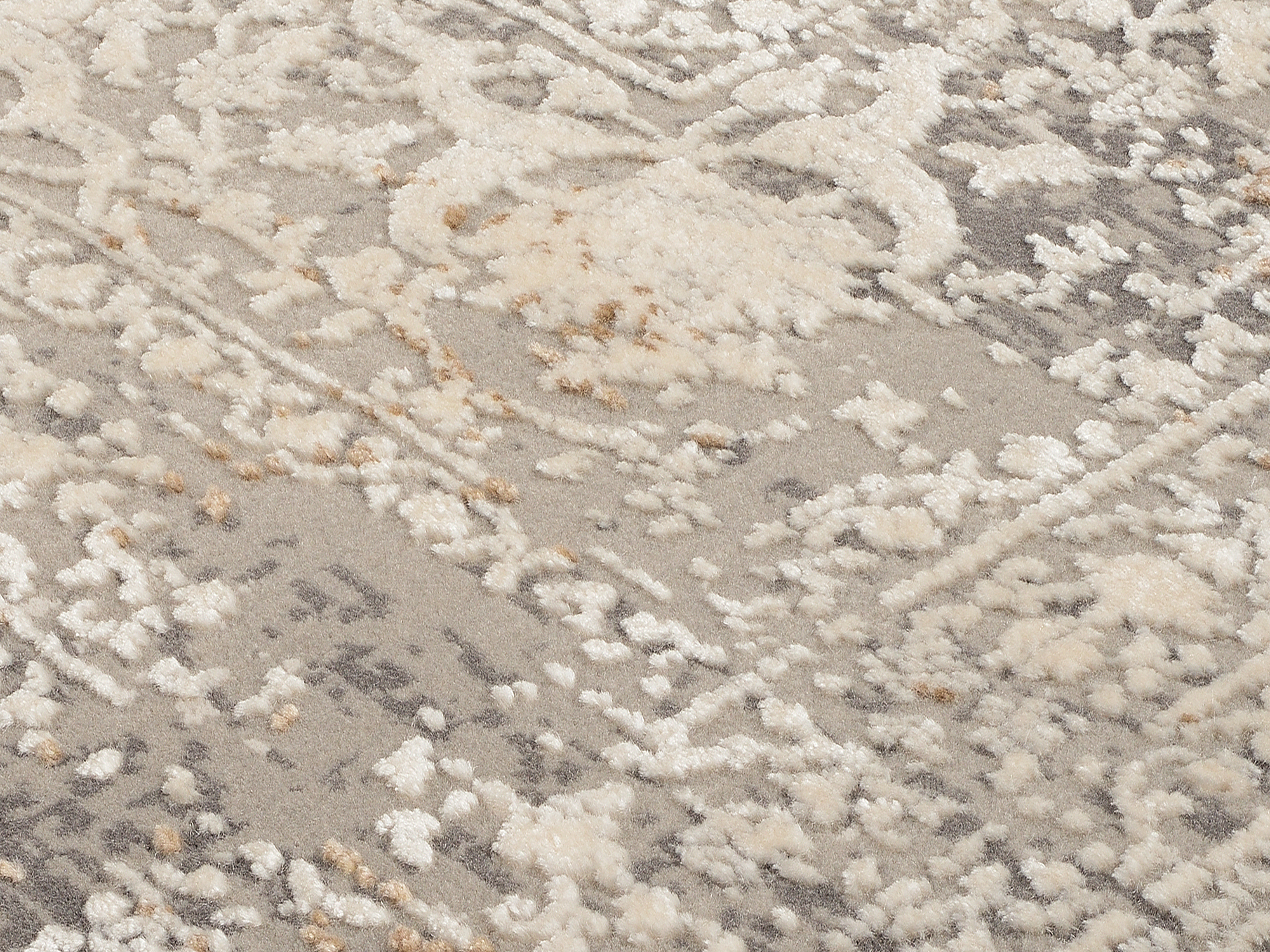 Bestseller Cava Designer Teppich grau-gold