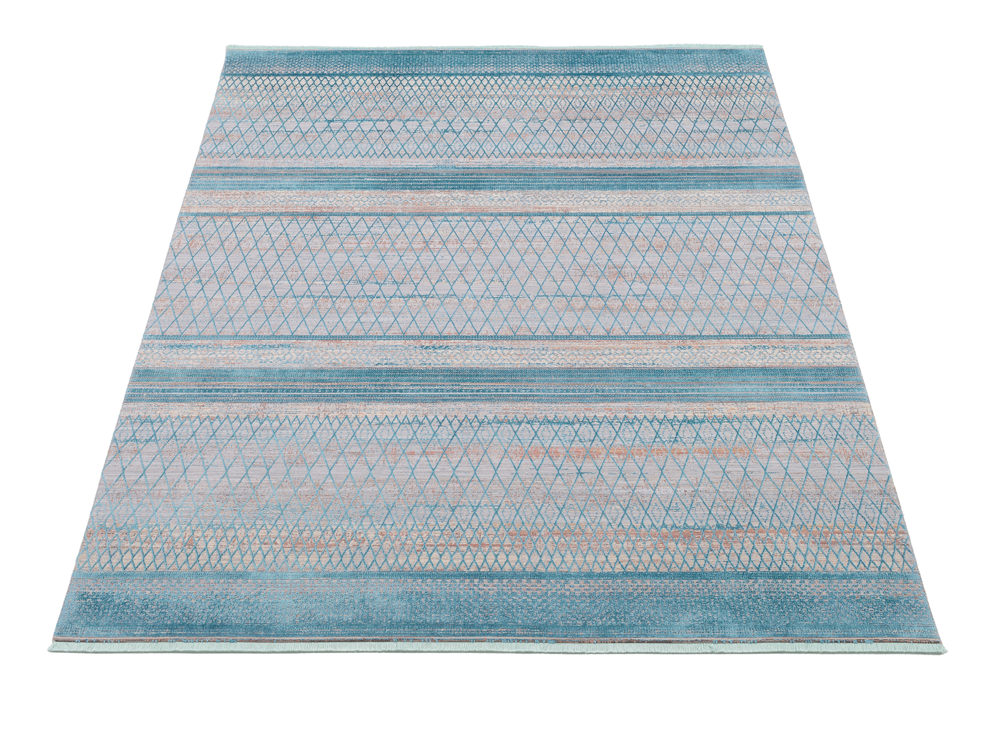Farben Master Designer Teppich türkis-grau