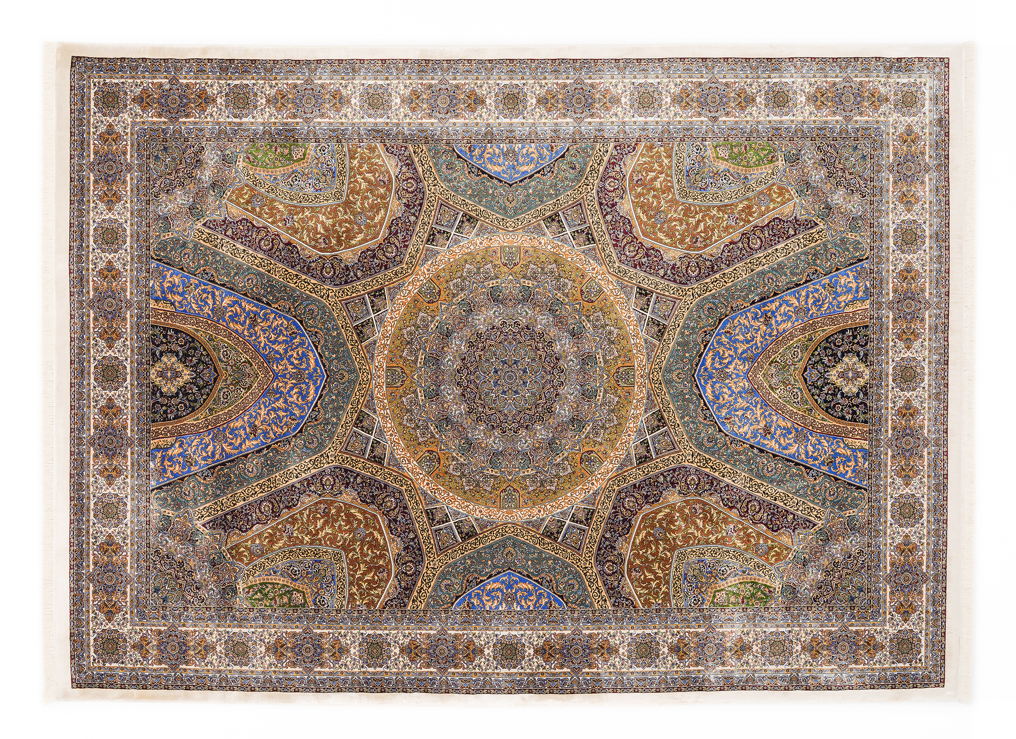 Silk Line Shah Abbas Orientteppich multicolor
