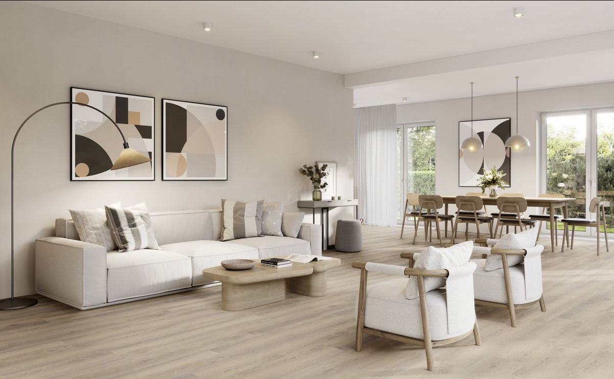 Klick Vinyl Repac Crea XL Decor 803 Eiche hell – Landhausdiele mit Trittschalldämmung