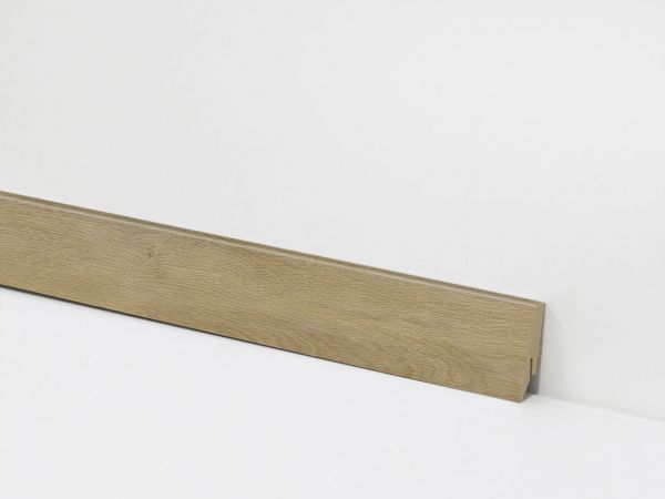 Fußleiste Eiche beige 18 x 58mm