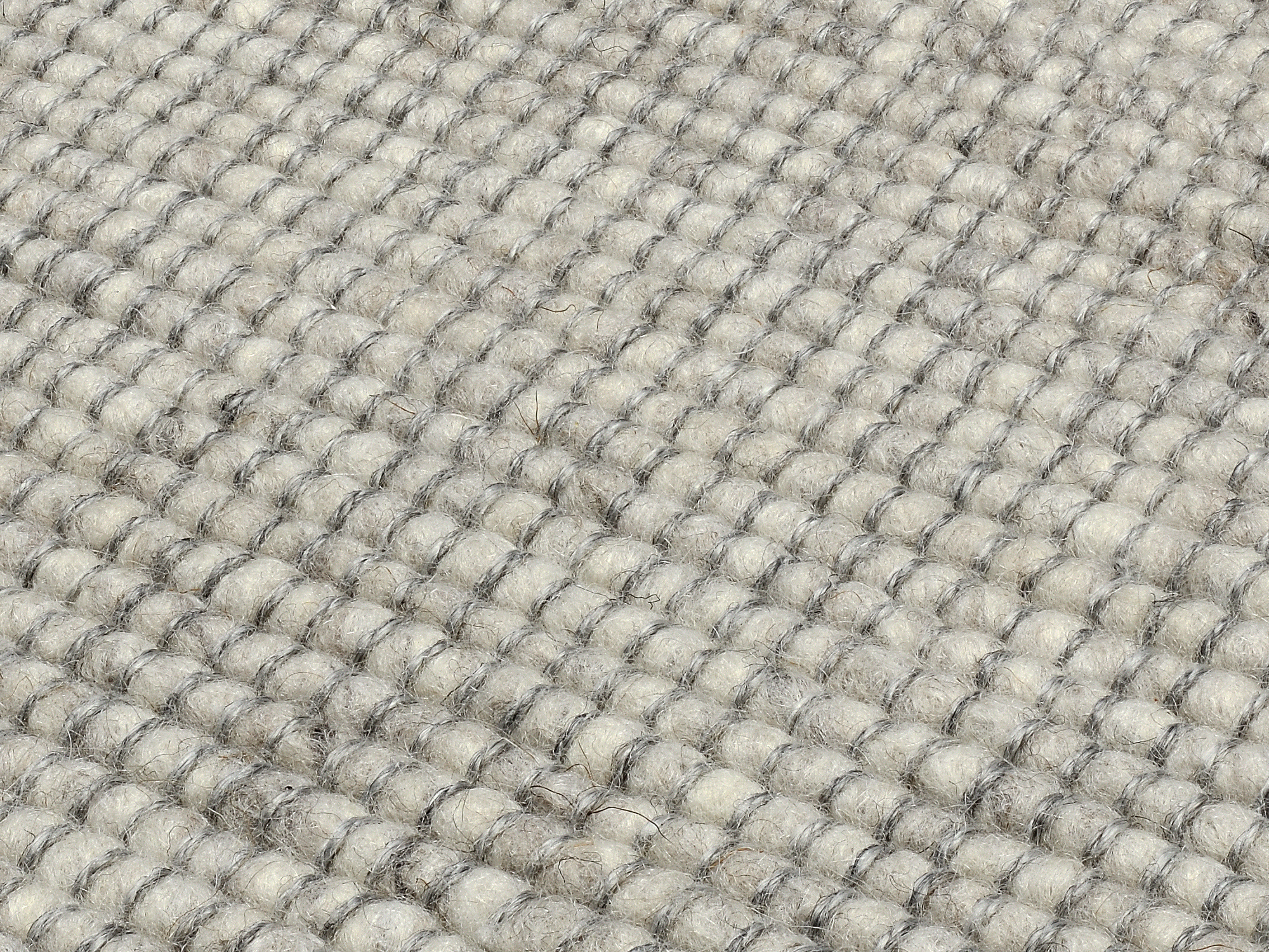 Tiny Handweb Teppich silber