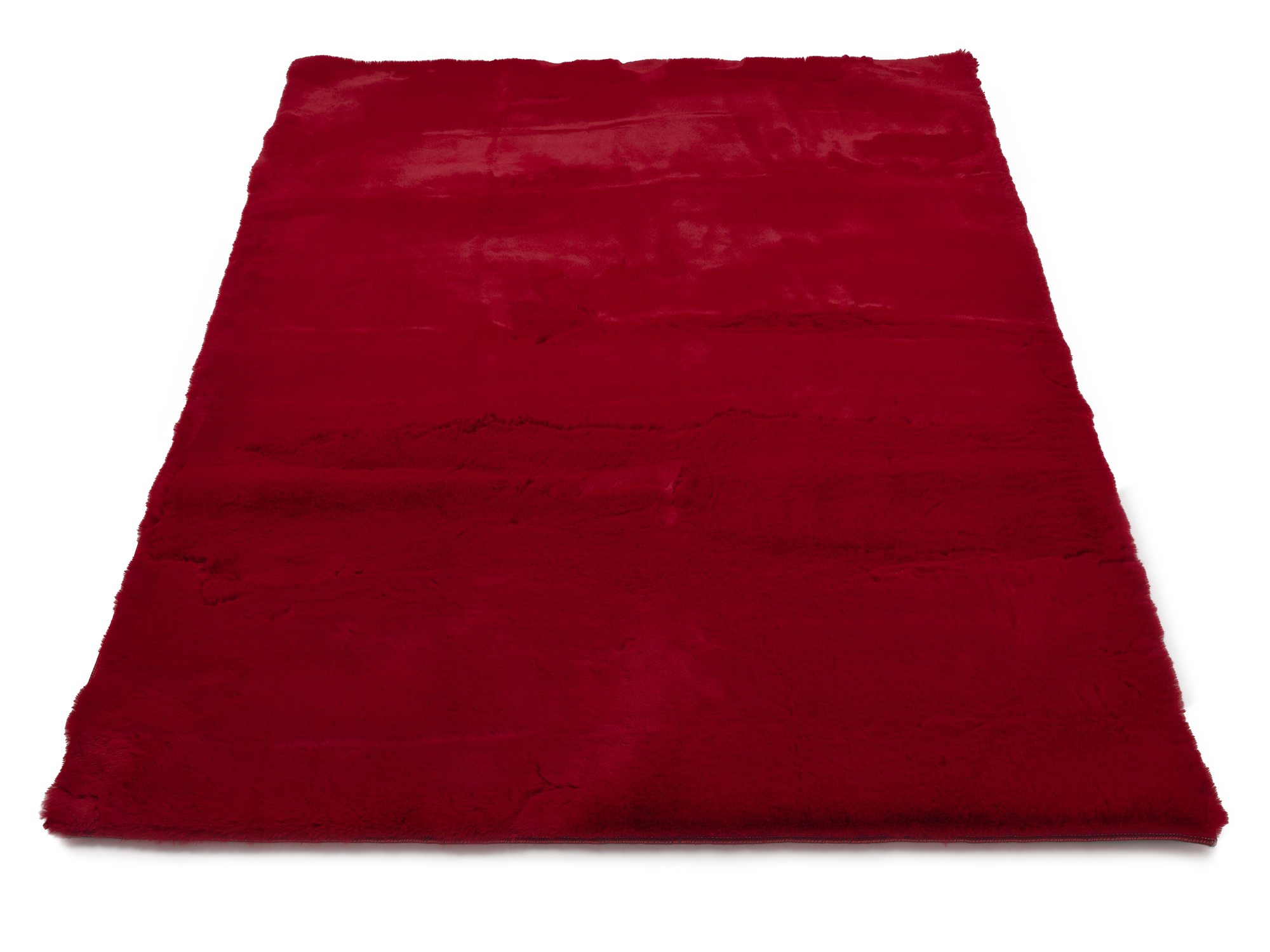 Rocky Soft Fellteppich rot