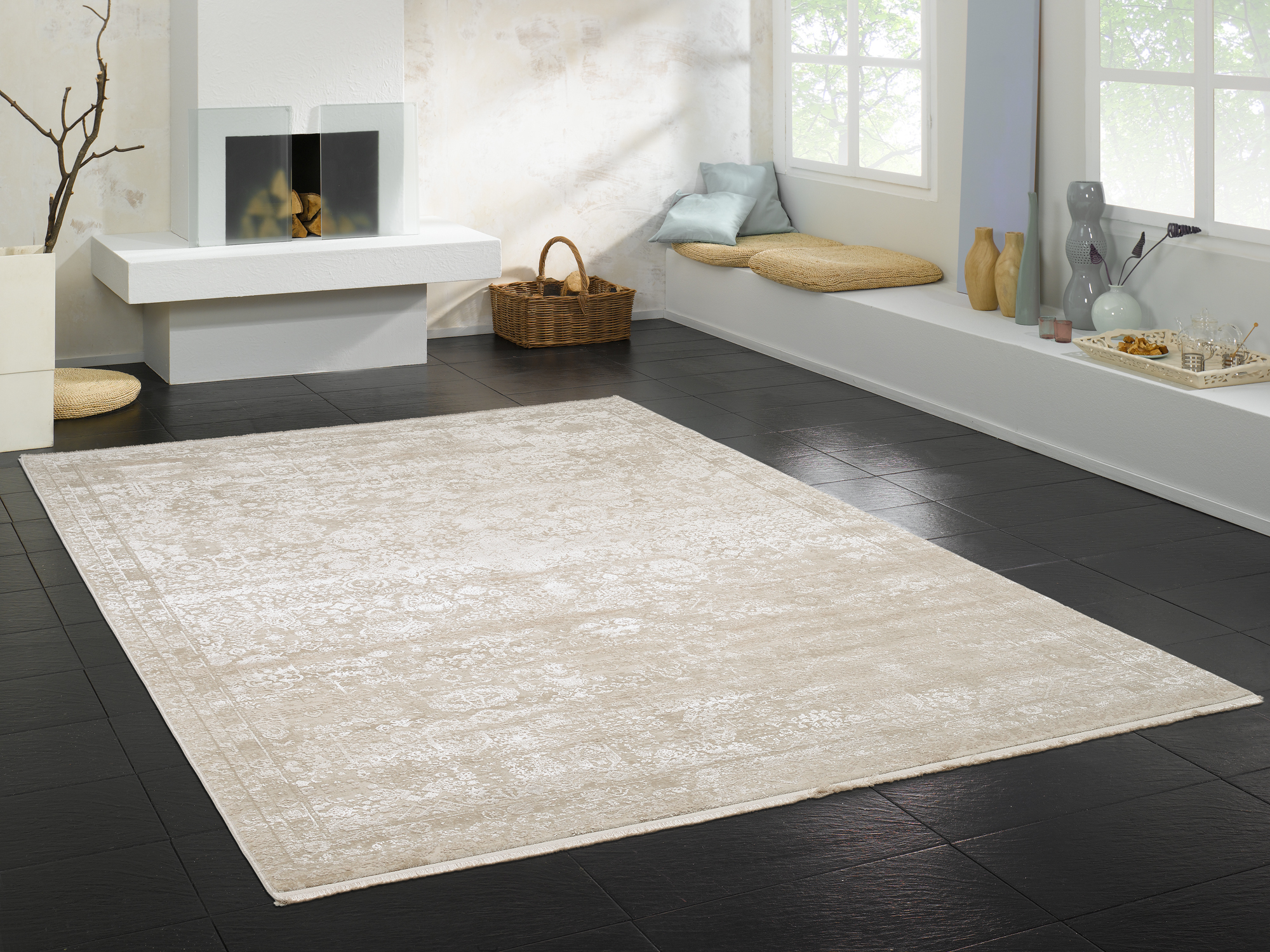 Colour Tadi Designer Teppich beige