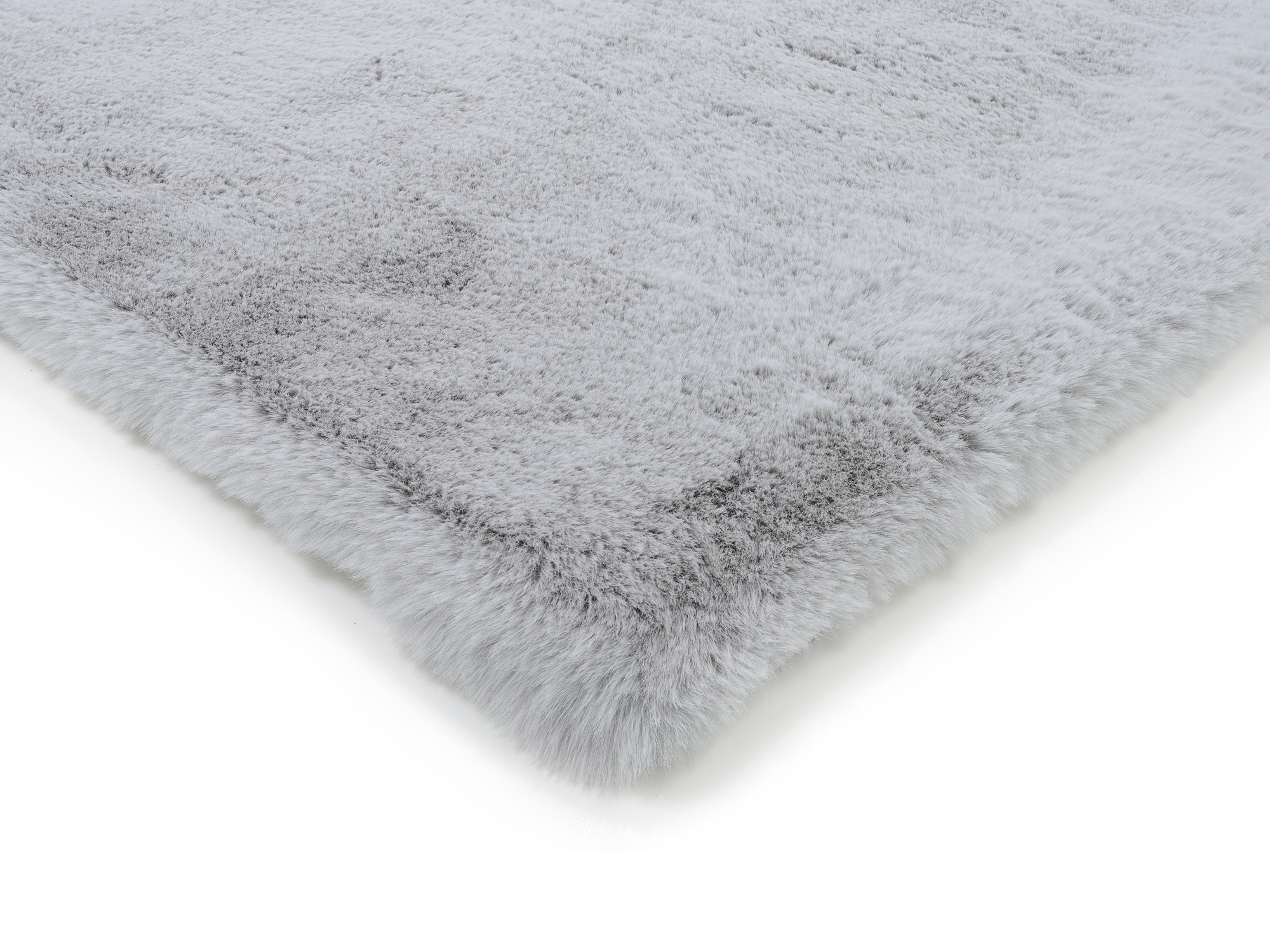 Rocky Soft Fellteppich grau