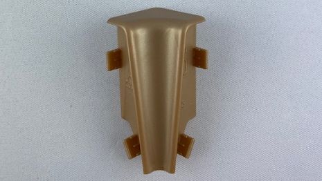 Innenecke Außenecke Endkappe Gold 58mm