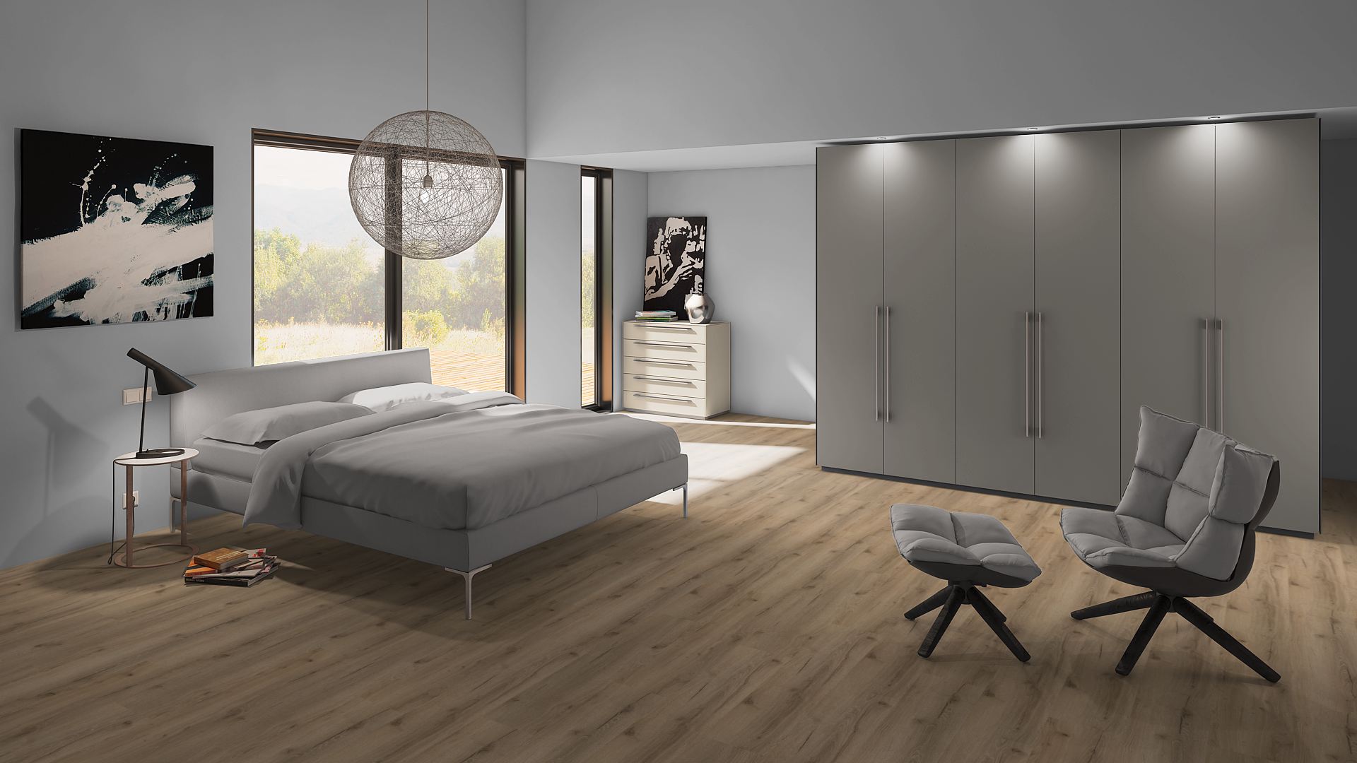 Klebe Vinyl Eiche Dünenblick – Designboden zum Verkleben | 0,55 mm Nutzschicht