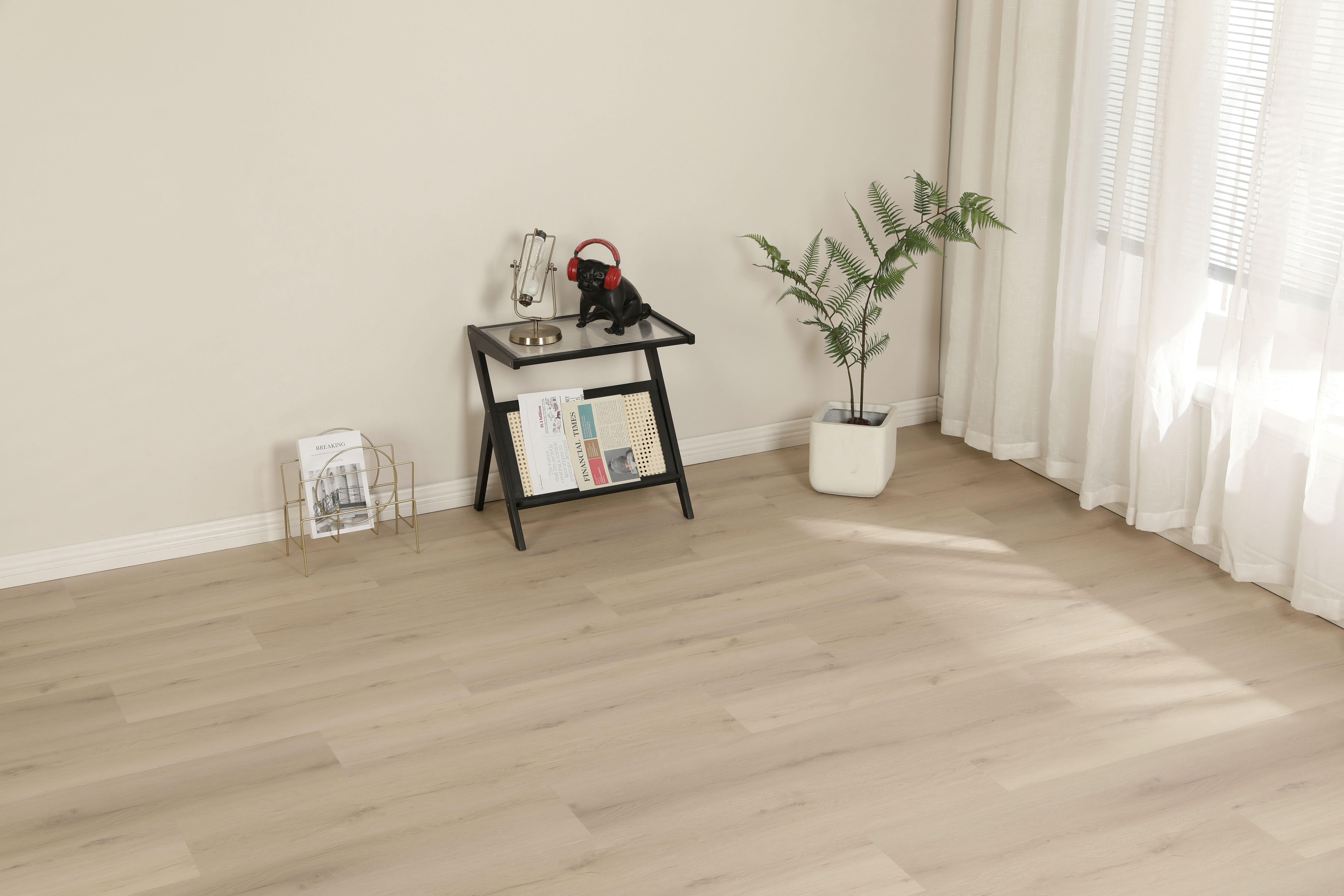 Klick-Vinyl Eiche Polar Hellbeige Matt – Premium Designboden mit 0,50 mm Nutzschicht