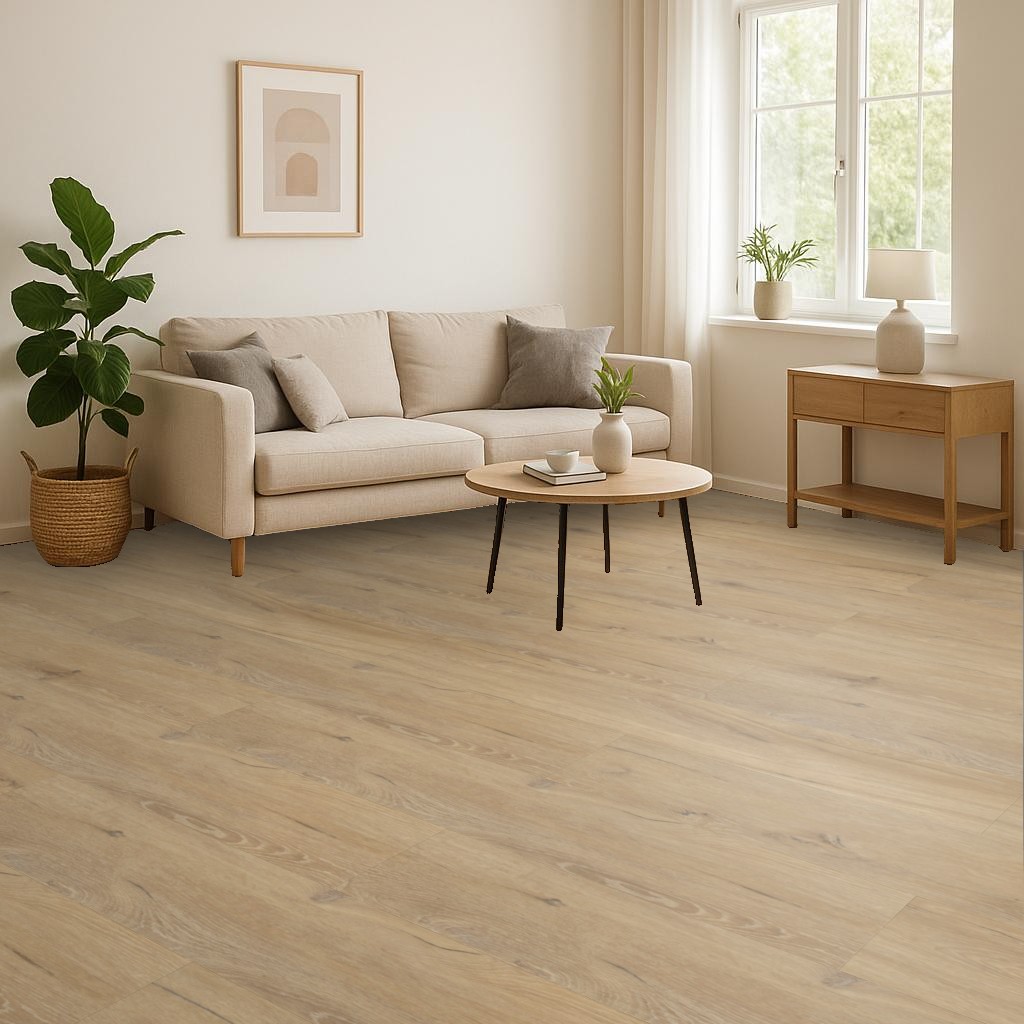 Premium Klick Vinyl Alpen Eiche hell