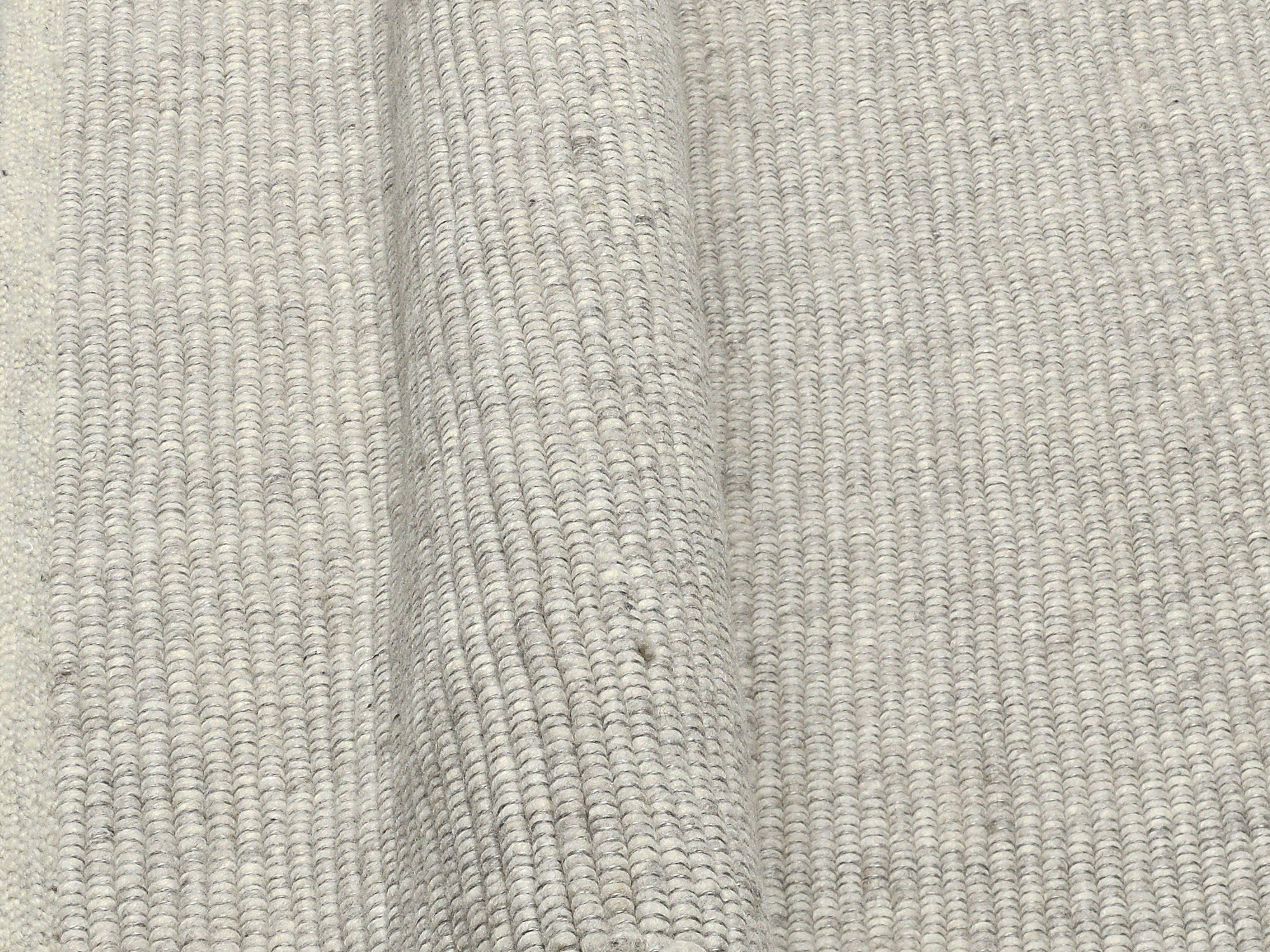 Tiny Handweb Teppich silber