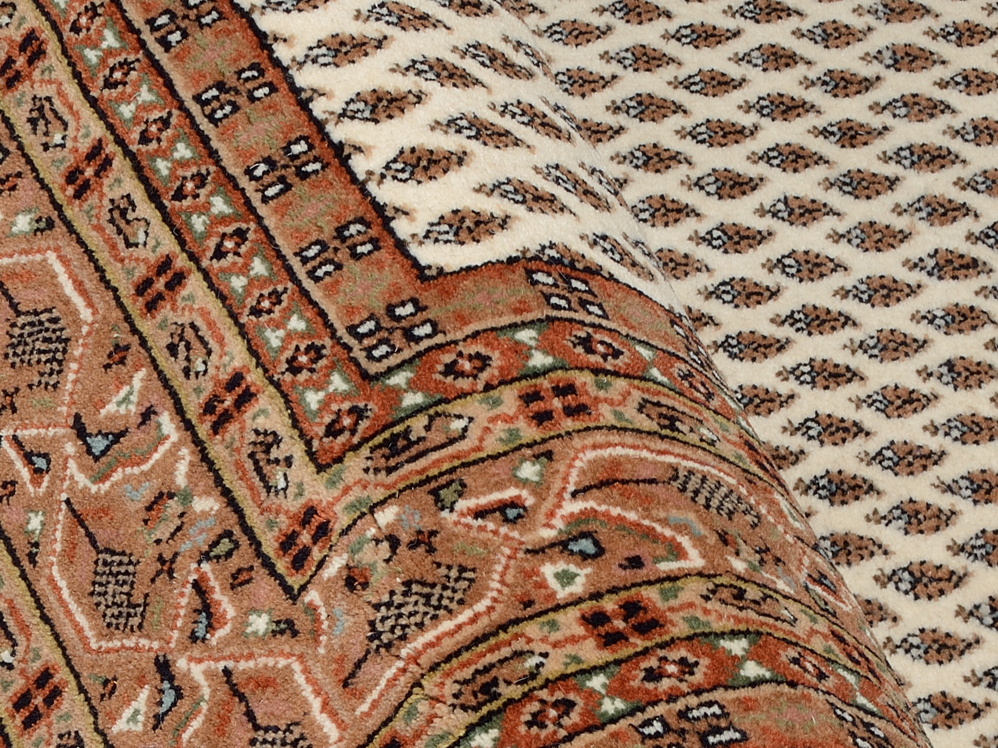 Sakki Mir Orientteppich creme-braun