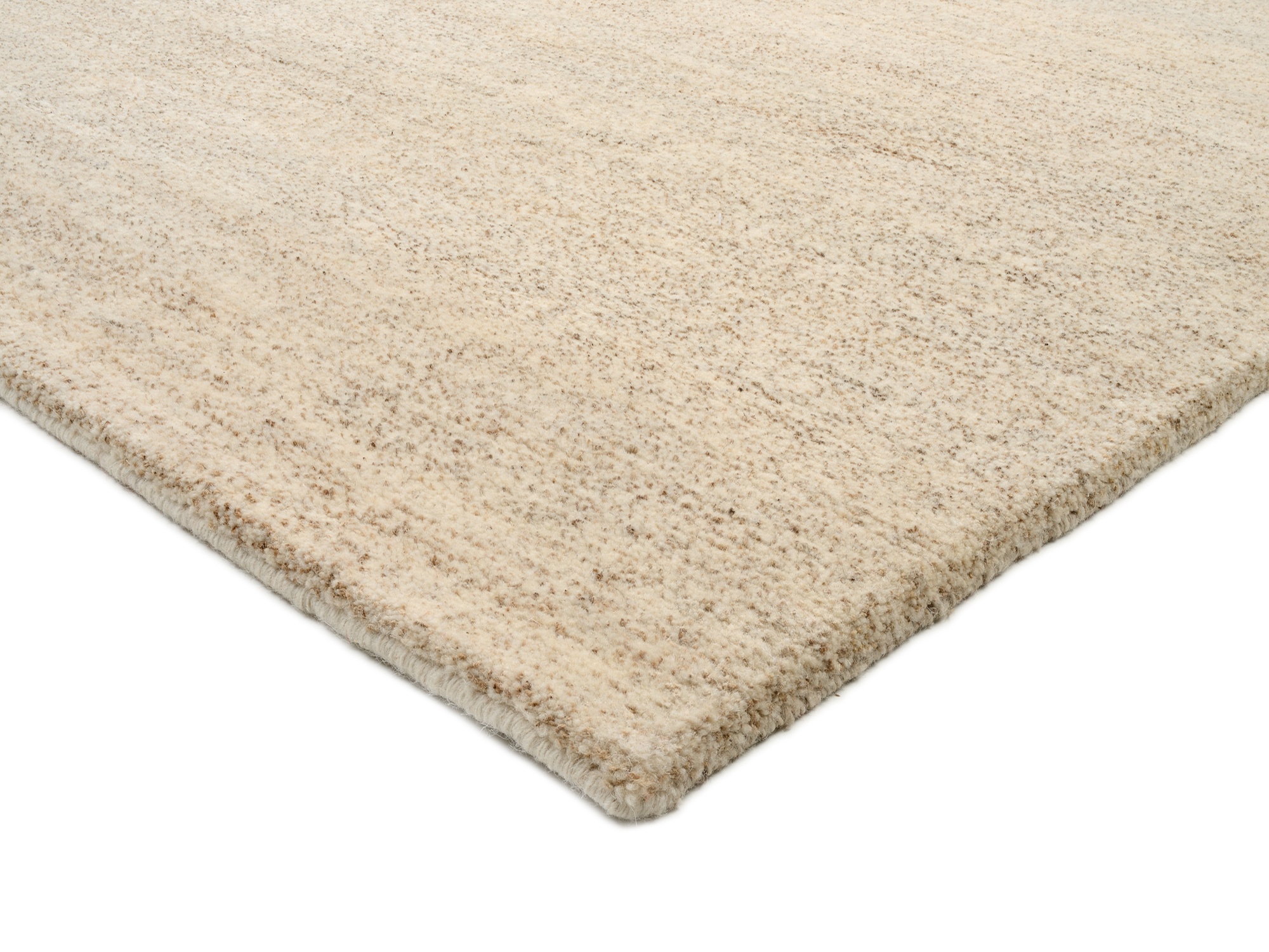 Davina Uni Wollteppich hemp