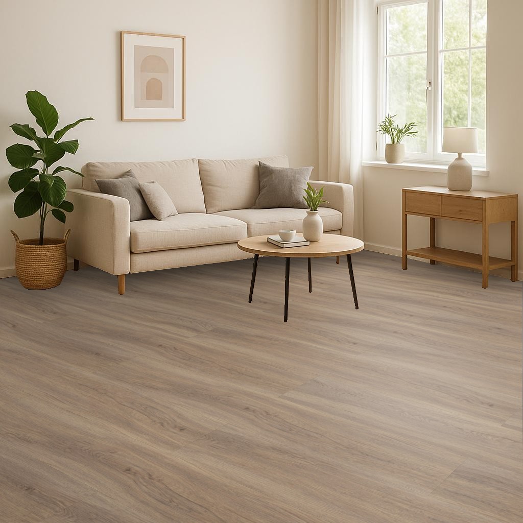 Klick Vinyl Eiche markant grau-braun