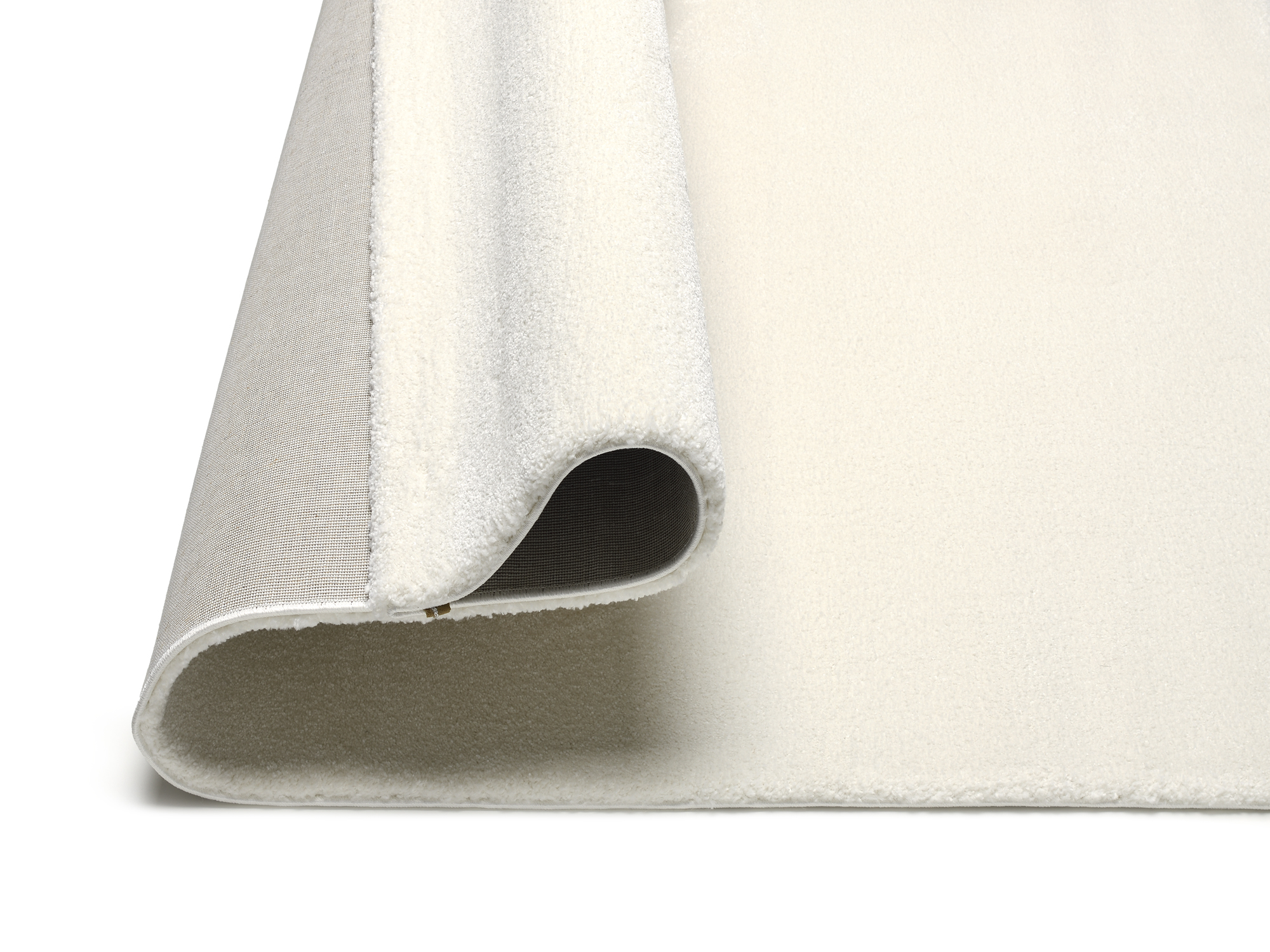 Komfort Uni Teppich off-white