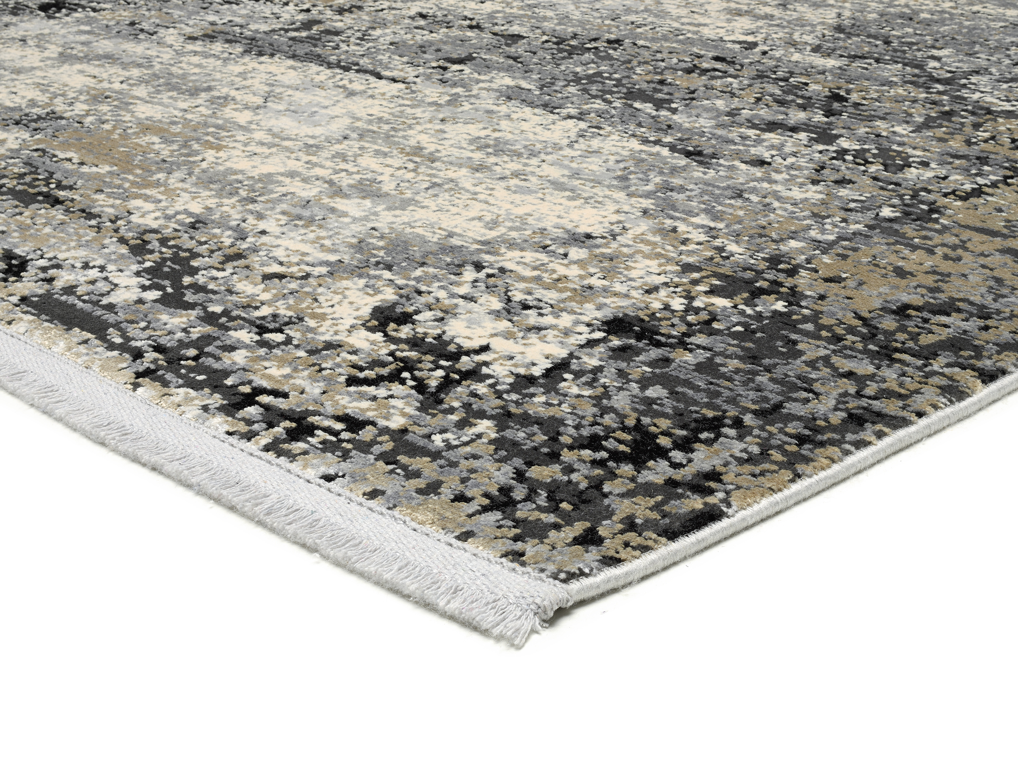 Arcadia Plaza Designer Teppich grau-mix