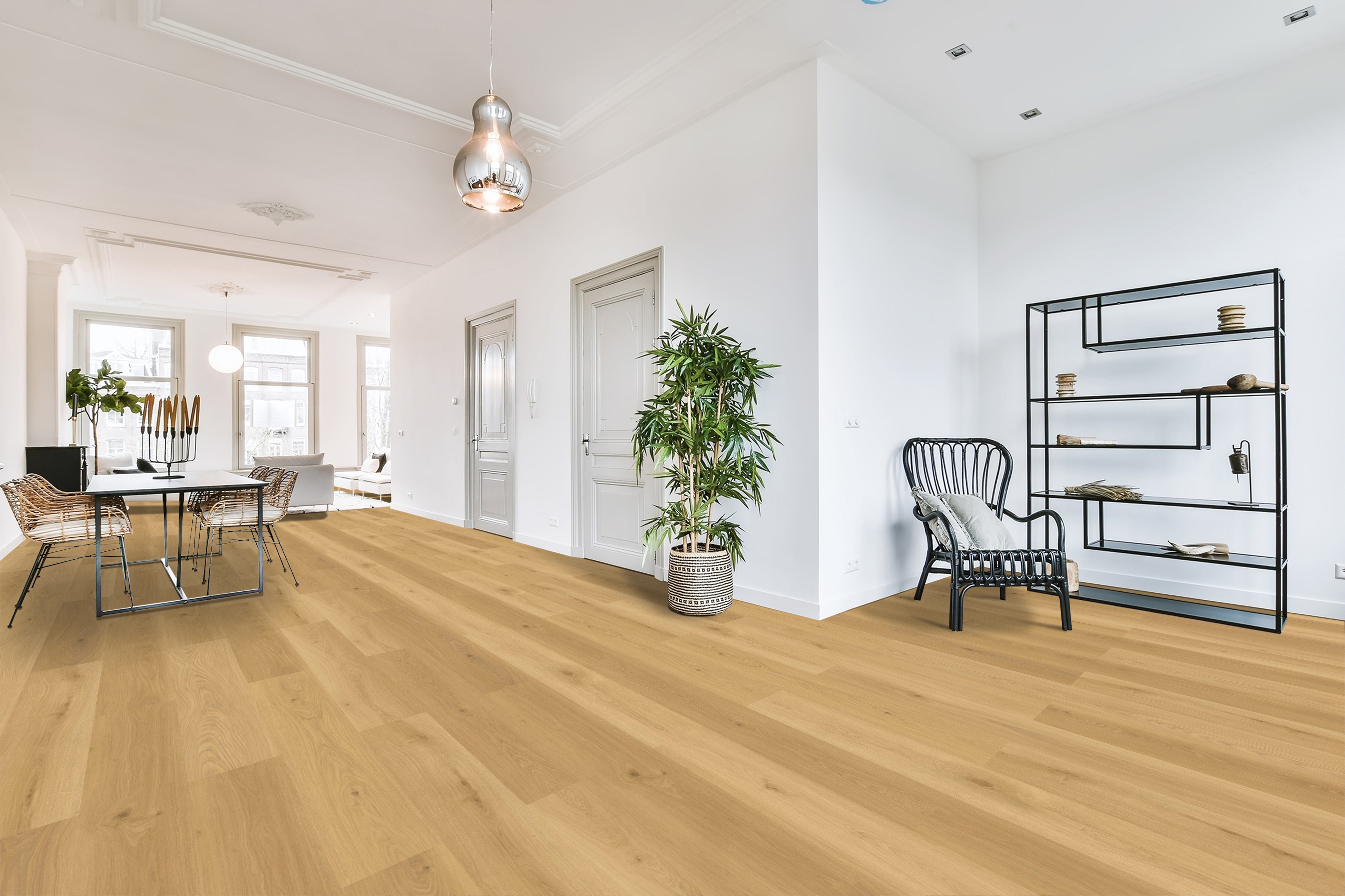 Klickvinyl Langdiele Eiche natur harmonisch