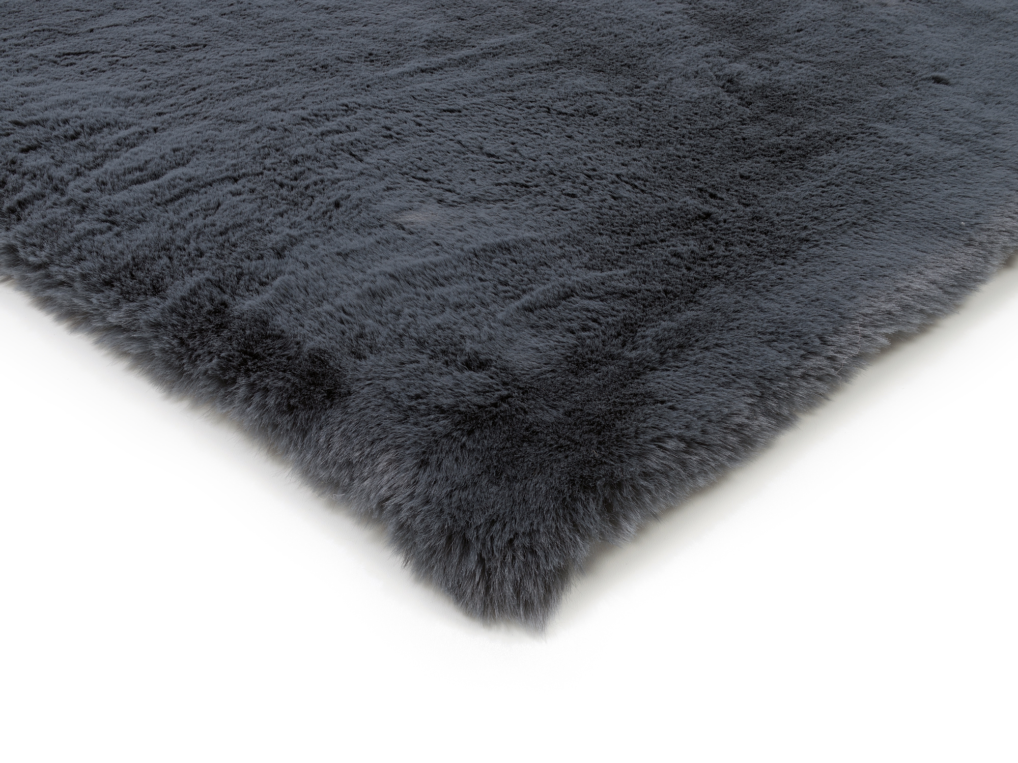 Rocky Soft Fellteppich dunkelgrau