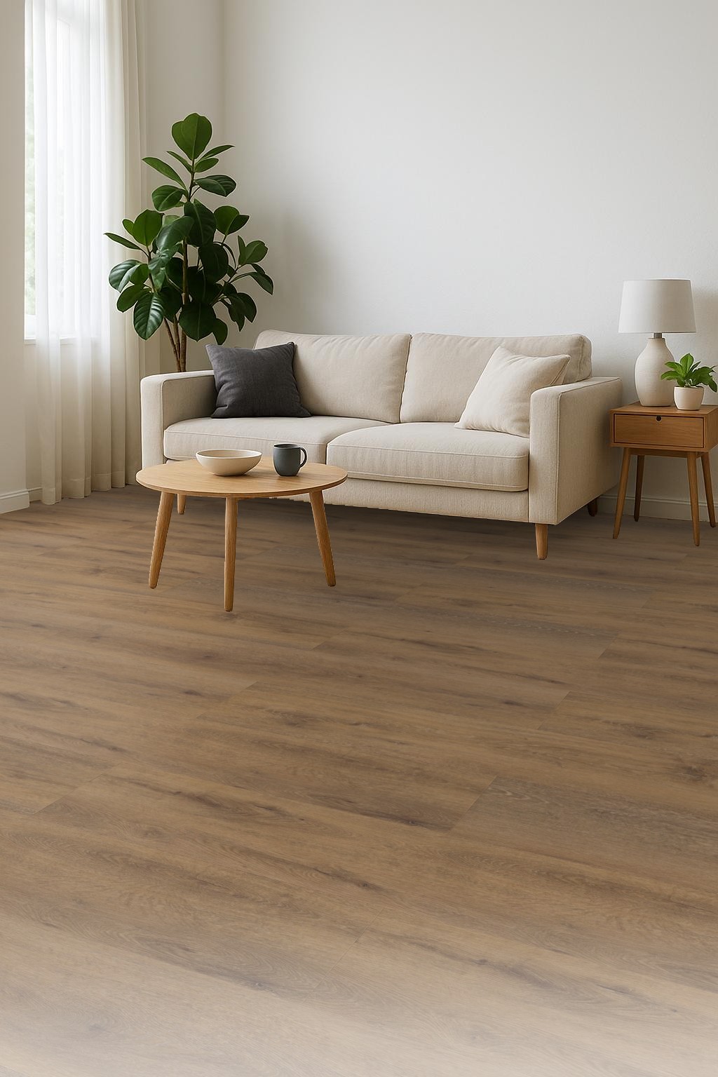 Premium Klick Vinyl Amber Oak