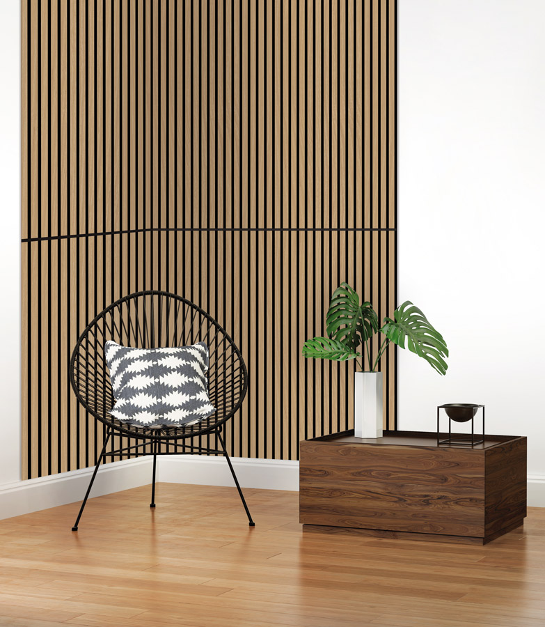 Akustikpaneel Teak 1206x800x22mm