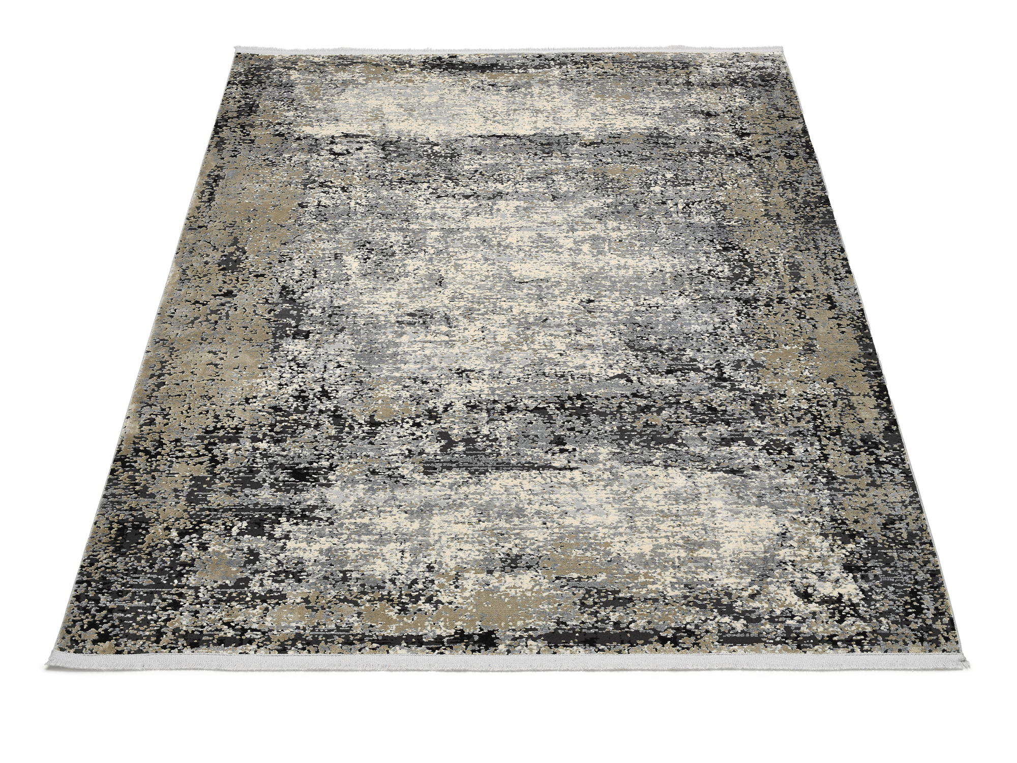 Arcadia Plaza Designer Teppich grau-mix