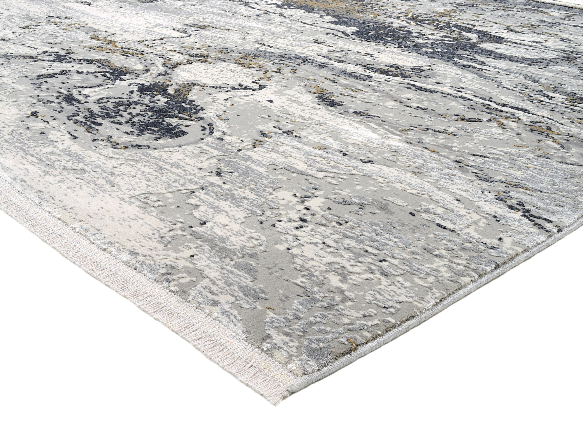 Bestseller You Designer Teppich grau-gold